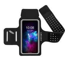 Load image into Gallery viewer, Haissky Running Sport Phone Case on Hand Mobile Holder Brassard Arm Band Wrist Bag For iPhone 11 Pro X XS Max 8 7 Plus Armbands