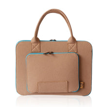 Load image into Gallery viewer, Wool Felt Laptop Sleeve Bag 11 13 15 17 Inch Briefcase Hand Bags for IPAD Macbook Notebook Wear-resistant Notebook Liner Package