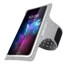 Load image into Gallery viewer, Haissky Running Sport Phone Case on Hand Mobile Holder Brassard Arm Band Wrist Bag For iPhone 11 Pro X XS Max 8 7 Plus Armbands
