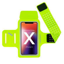 Load image into Gallery viewer, Haissky Running Sport Phone Case on Hand Mobile Holder Brassard Arm Band Wrist Bag For iPhone 11 Pro X XS Max 8 7 Plus Armbands
